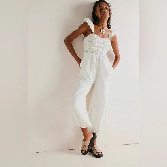 Free People Speakeasy jumpsuit NWOT - Picture 2 of 9